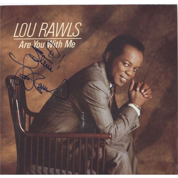 Lou Rawls signed 45 sleeve