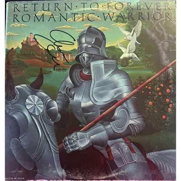 Return to Forever Romantic Warrior signed album