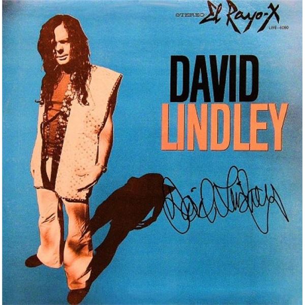 David Lindley signed "El Rayo-X" album