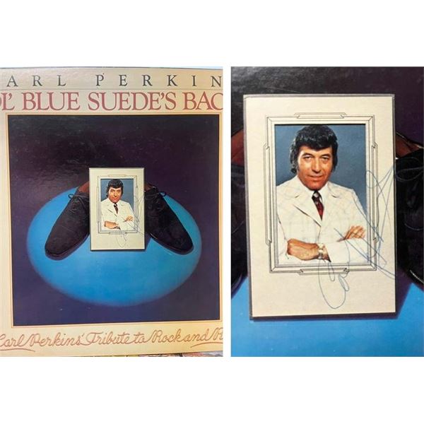 Carl Perkins signed album