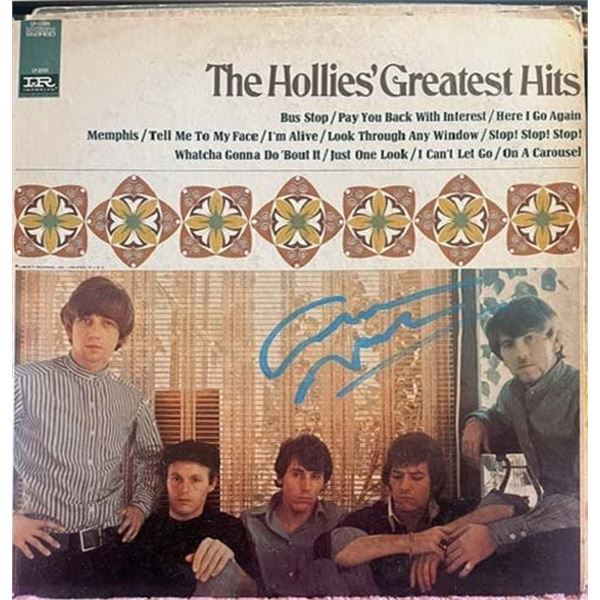 The Hollies Greatest Hits signed album