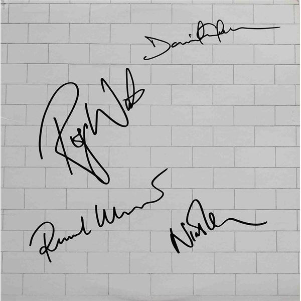 Pink Floyd Band signed The Wall album