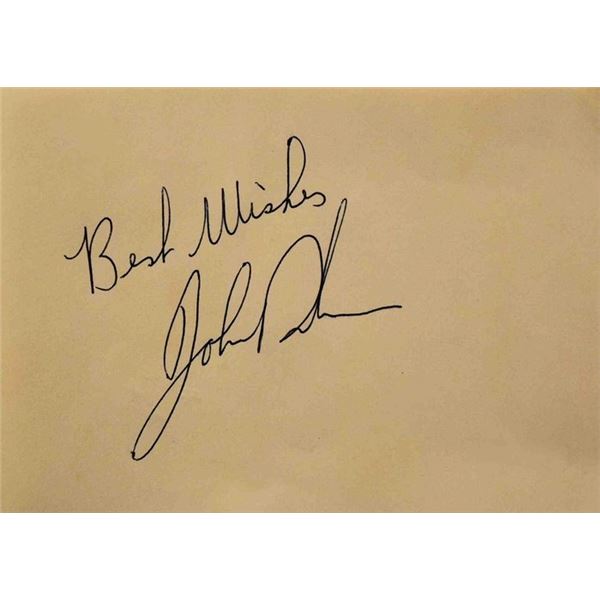 Led Zeppelin Drummer John Bonham signature slip