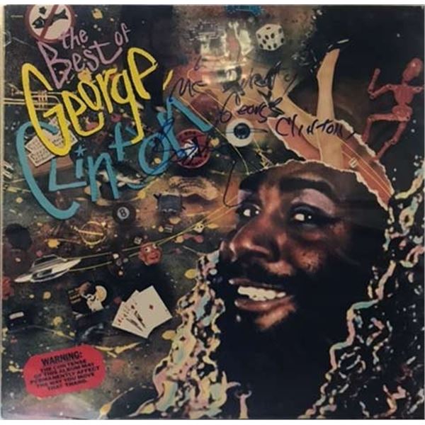 George Clinton Best Of signed album