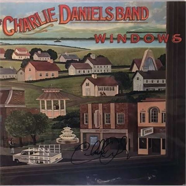 The Charlie Daniels Band Windows signed album