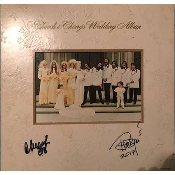 Cheech and Chong signed Wedding Album