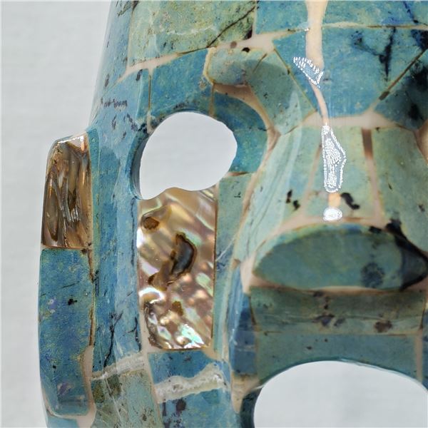 Mother of Pearl Hopi Indian Mask Statue