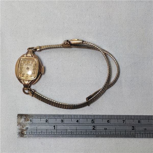 Longines Swiss 10k Gold Filled G.F. Womans Mechanical Wristwatch