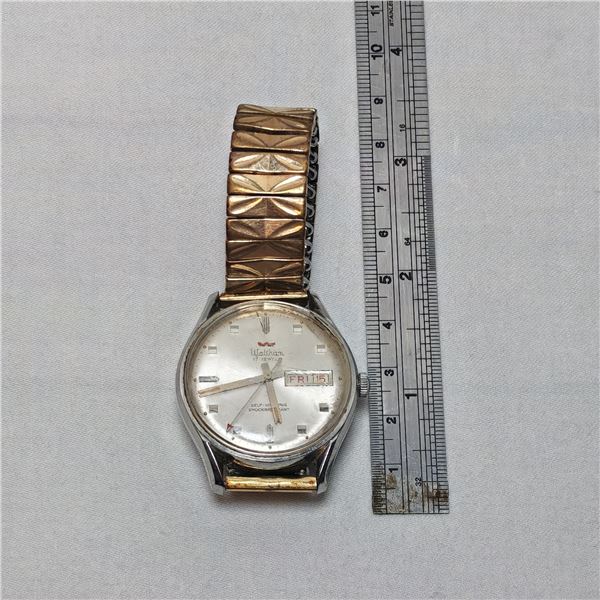 Waltham 17 Jewels Self Winding / Automatic Mens Wristwatch