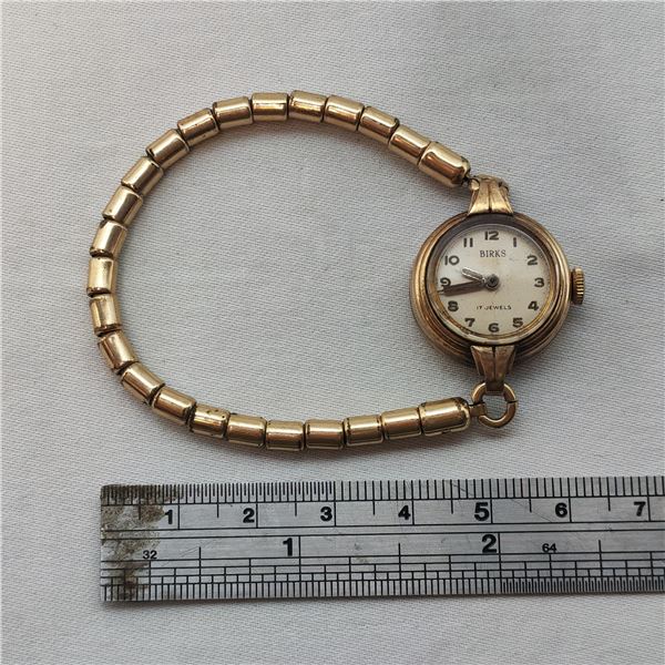 Birks 17 Jewels all Gold Filled/ G.F. Womans Mechanical Wristwatch