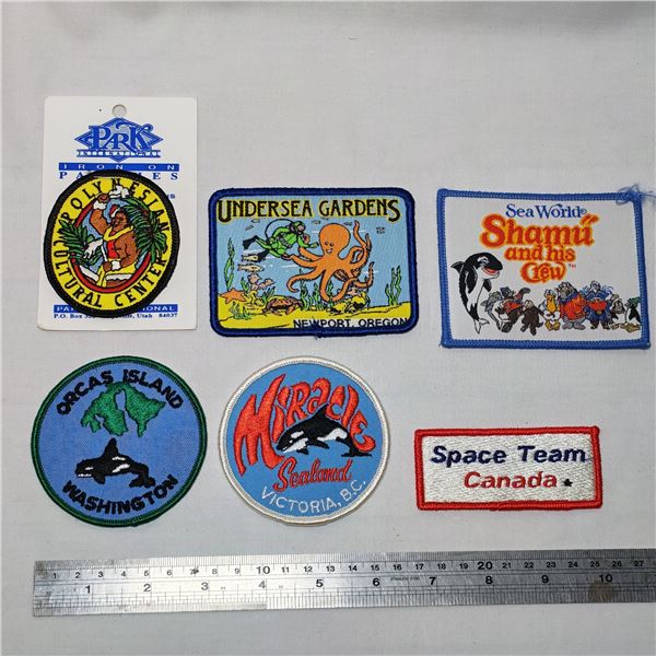 Space/ Sea Theme Park Patches / Appliqué