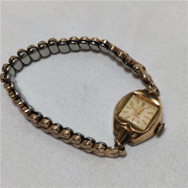 Pageant Womans 17 Jewels Anti-magnetic Vintage Mechanical Wrist Watch