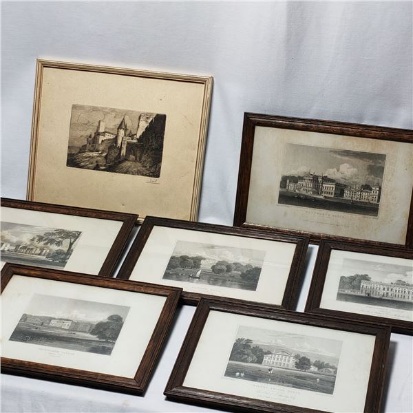 Lot of Vintage Drawings