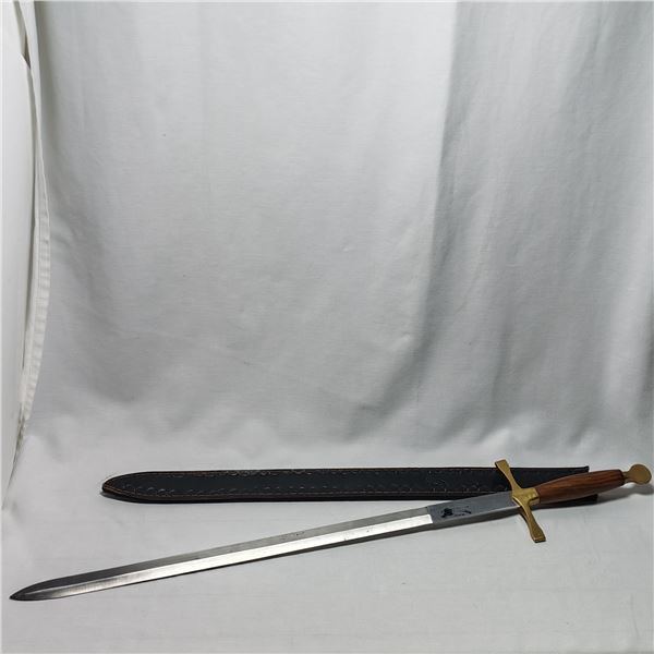 Made in Pakistan Childs Sword with Brass and Wood