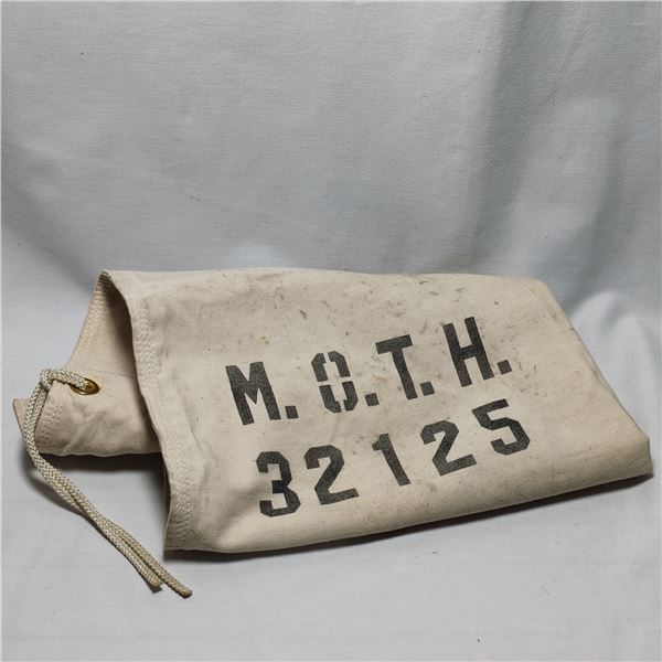 Vintage M.O.T.H. 32125 Bag 100% Cotton Made in Kelowna, BC, Canada