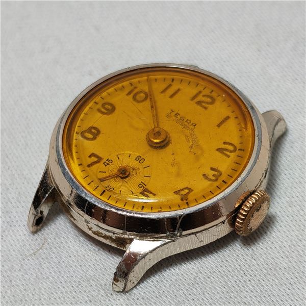 Tegra 15 Jewels Swiss Made Antique Mechanical Wrist Watch