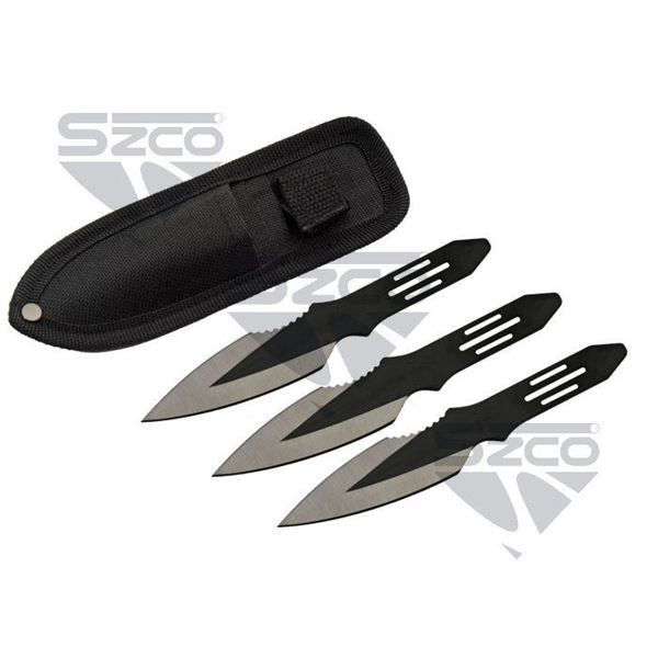 5.5" 3 PIECE SILVER THROWING SET - 211536-SL