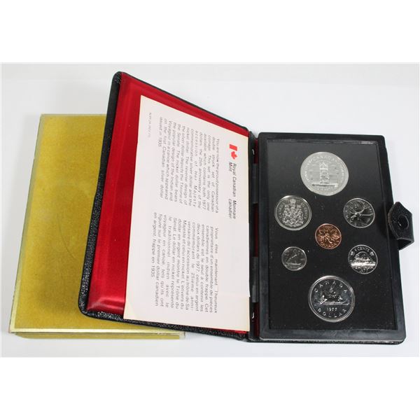 57 1977 Canada Double Dollar Set Silver Dollar