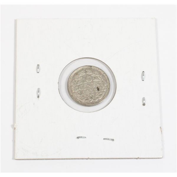 #97 WW2 1939 Netherlands 10 Cent Silver Coin