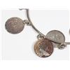 Image 3 : #98 King Edward VII Coins Silver Bracelet 17 Grams