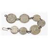 Image 1 : #100 WW2 Netherlands Silver Coin Bracelet 17 Grams