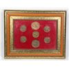 Image 1 : #102 Framed Set Royal Coronation Coins UK Canada