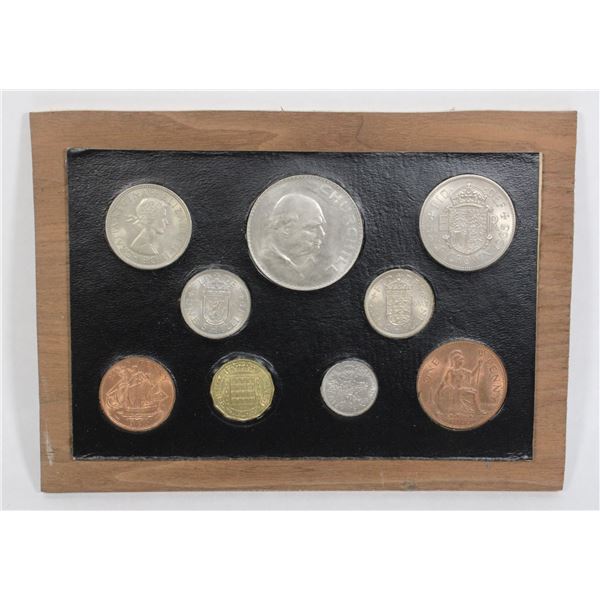 104 1965 United Kingdom 9 Coins Winston Churchill