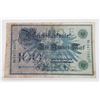 Image 1 : #122 1908 Germany 100 Reichsmarks Banknote Bill