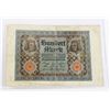 Image 1 : #131 Weimar German 1920 100 Mark Banknote Bill