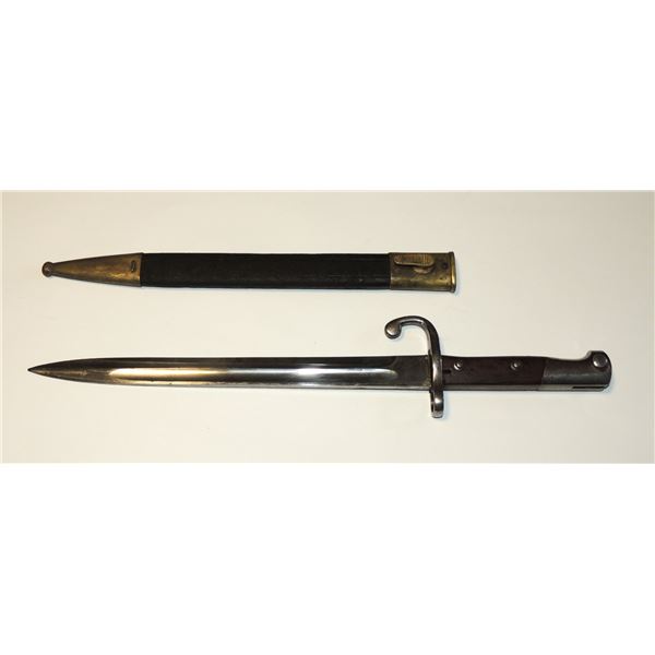 #159 1908 Brazil Mauser German Export Bayonet
