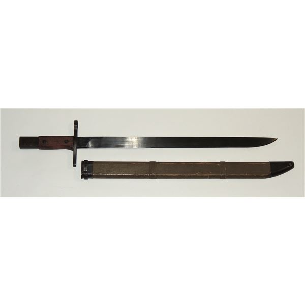 #176 WW2 Japanese Type 30 Arisaka Bayonet Bamboo