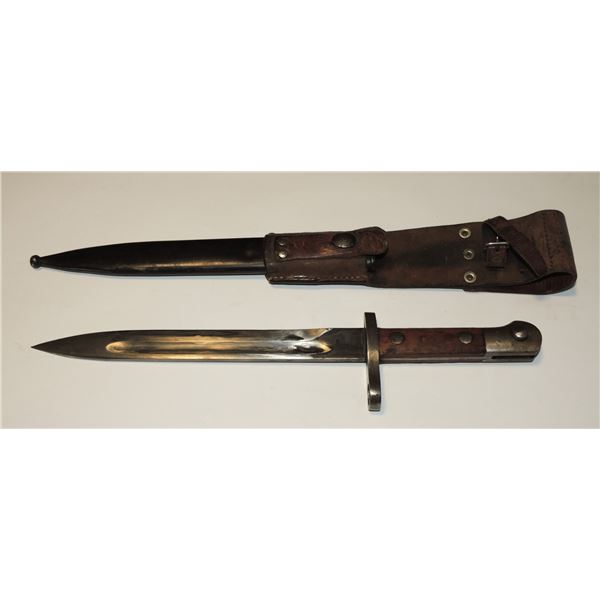 #180 German 1895 Mauser Bayonet Turkish AS.FA