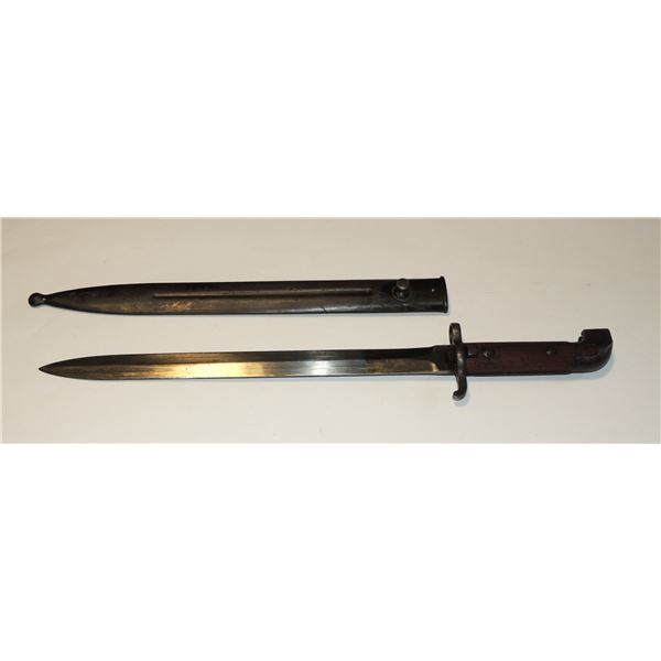 #182 WW1 Swedish M1914 Bayonet 1894 Carbine