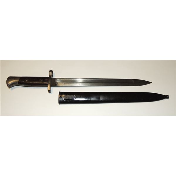 #183 1900's Mauser Bayonet w/ Scabbard #2972