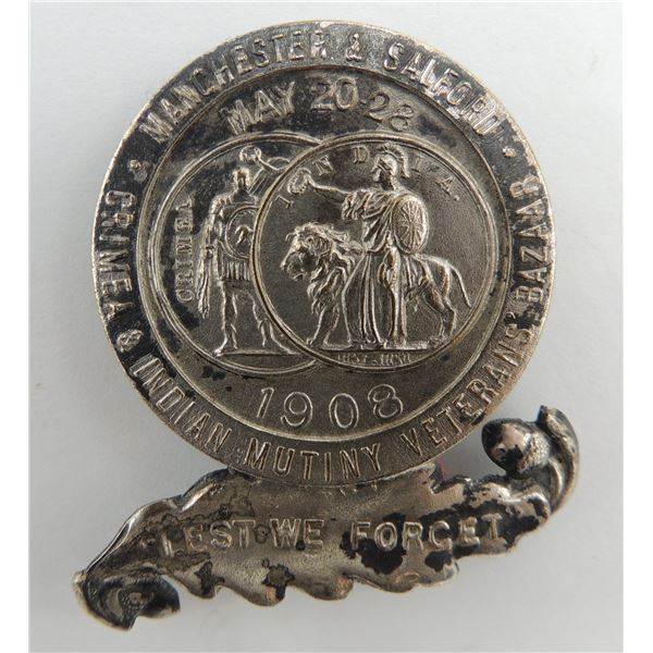#205 Crimea Indian Mutiny Veterans Bazaar Badge