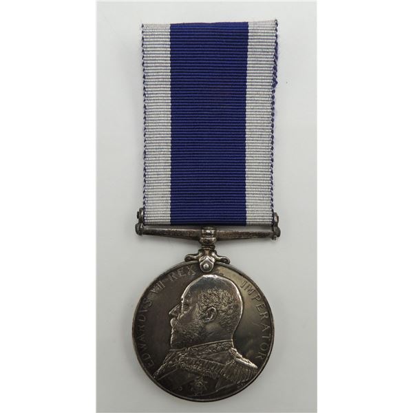 #206 Edwardian Royal Navy LSGC Medal HMS Vivid