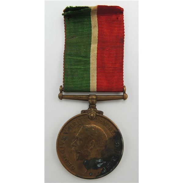 #207 WW1 Mercantile Marine War Medal