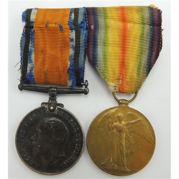 #212 WW1 Pair  Queen Mary's Army Auxiliary Corps