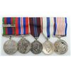 Image 2 : #220 WW2 Canada Medal Group + Miniatures 1977 1992