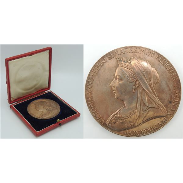 #229 Victoria Diamond Jubilee 1897 Medal Bronze +