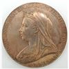 Image 3 : #229 Victoria Diamond Jubilee 1897 Medal Bronze +