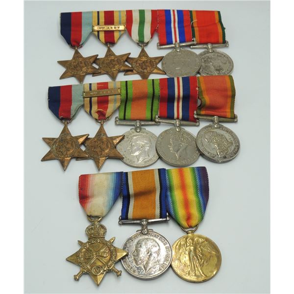#233 WW1 WW2 Family Medal Group South Africa