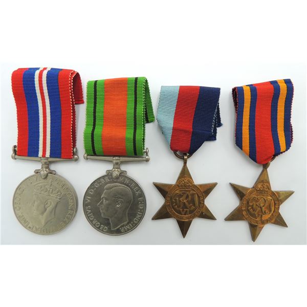#234 WW2 South African Named Medal Group of 4