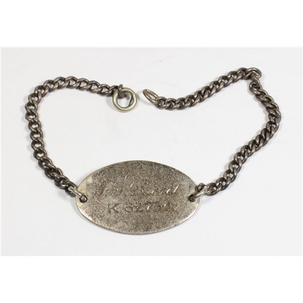 #242 WW2 Canadian ID Bracelet 2nd Batt CSR(MG)