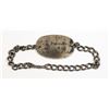 Image 1 : #243 WW2 Canadian ID Bracelet 4th Bn R.C.A. Named