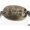 Image 2 : #243 WW2 Canadian ID Bracelet 4th Bn R.C.A. Named