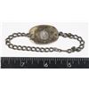 Image 3 : #243 WW2 Canadian ID Bracelet 4th Bn R.C.A. Named