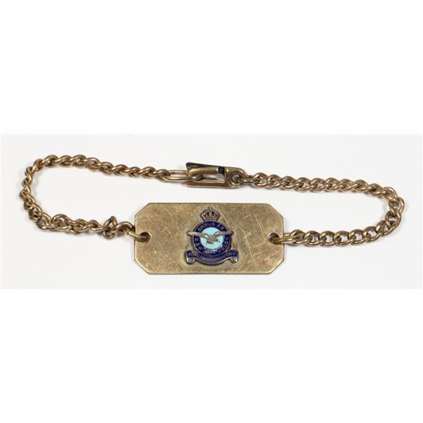 #244 WW2 Canadian ID Bracelet W304770 A G Field