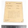 Image 1 : #248 WW2 Canadian Document H103877 Named