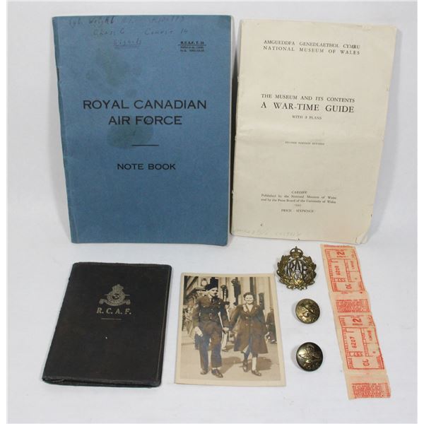 #249 WW2 RCAF Grouping  R106773 Sgt H.T. Wright